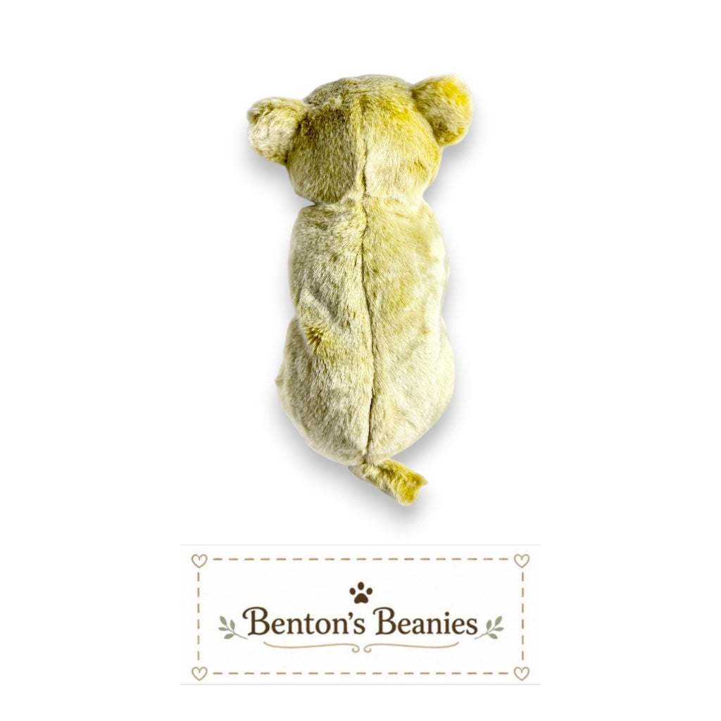 Almond the Bear TY Beanie Buddies | Mint Heart & Tush Tags