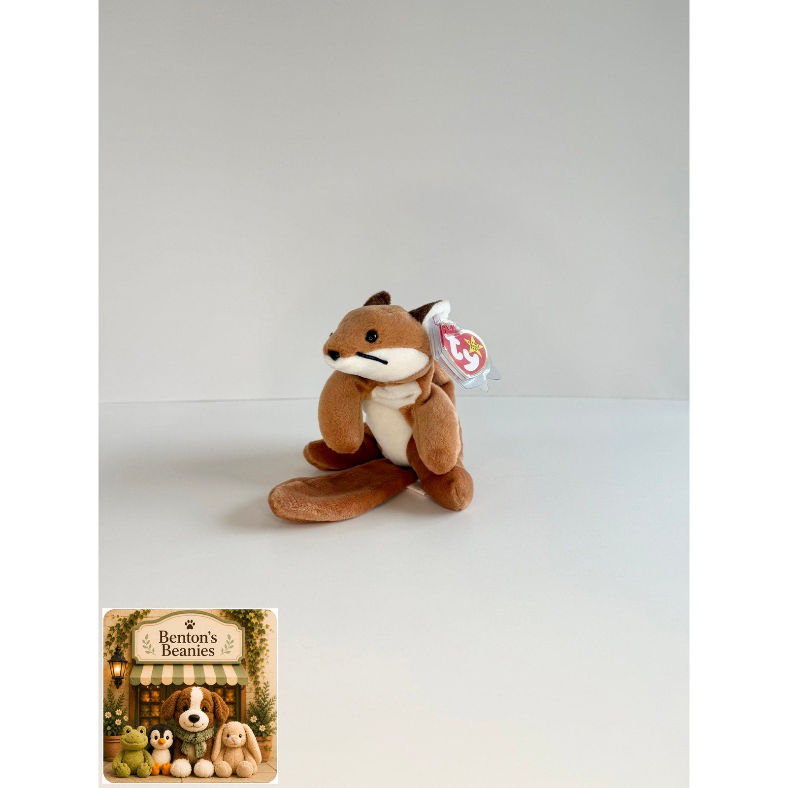 Sly the Fox TY Beanie Baby | Mint Heart & Tush Tag