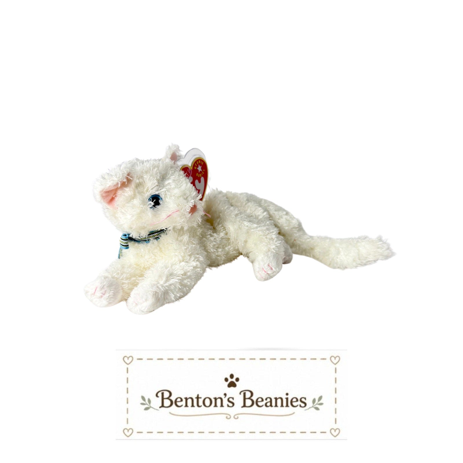 Starlett the Cat TY Beanie Baby | Mint Heart & Tush Tag