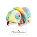 Rainbow the Iguana TY Beanie Buddies | Mint Heart Tush Tags