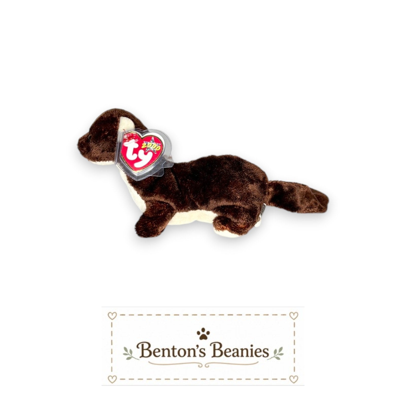 Runner (Nice Version) TY Beanie Baby | Mint Heart & Tush Tag