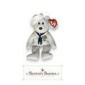 Ronnie the Bear TY Beanie Baby | Mint Heart & Tush Tag