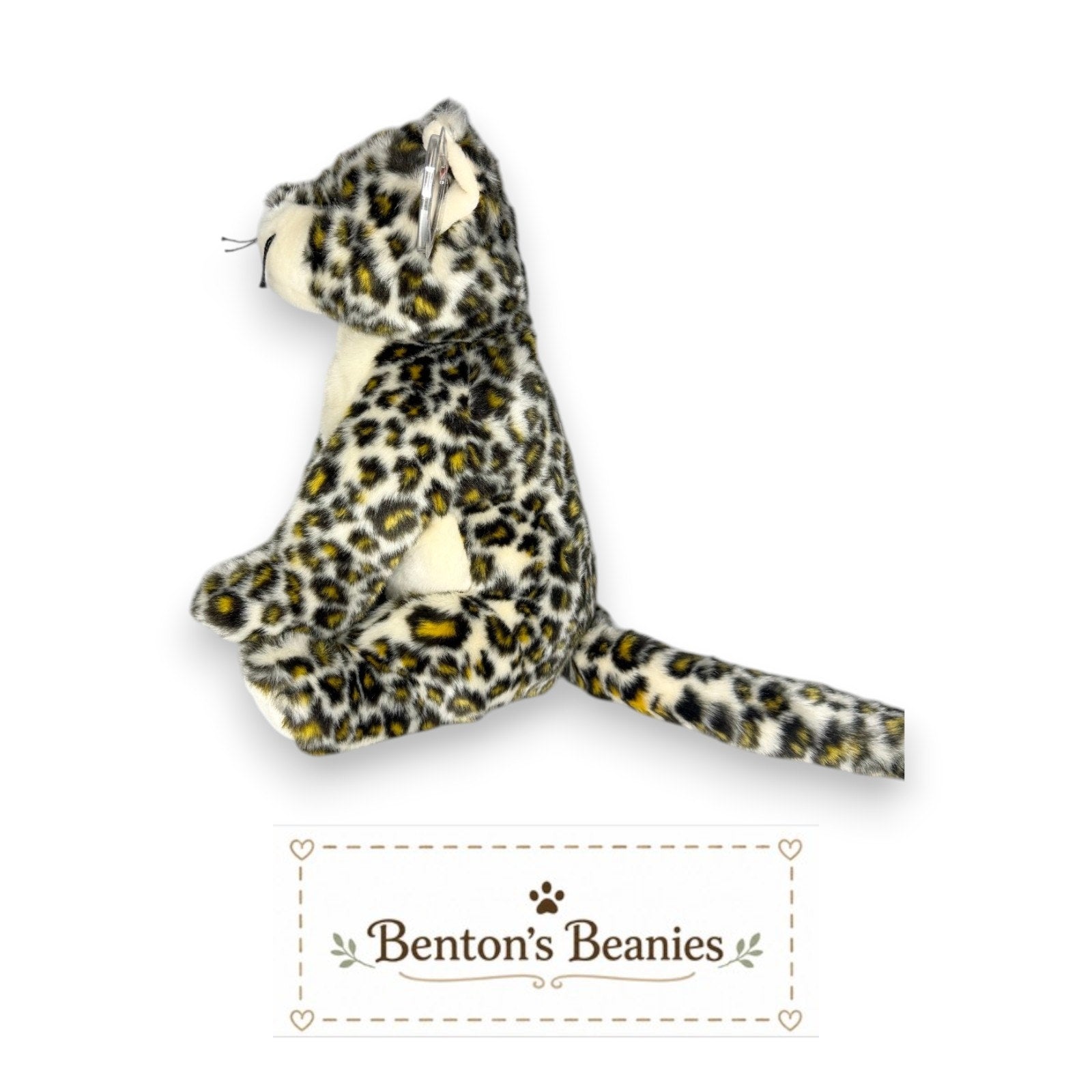 Sneaky the Leopard Beanie Buddies | Mint Tag