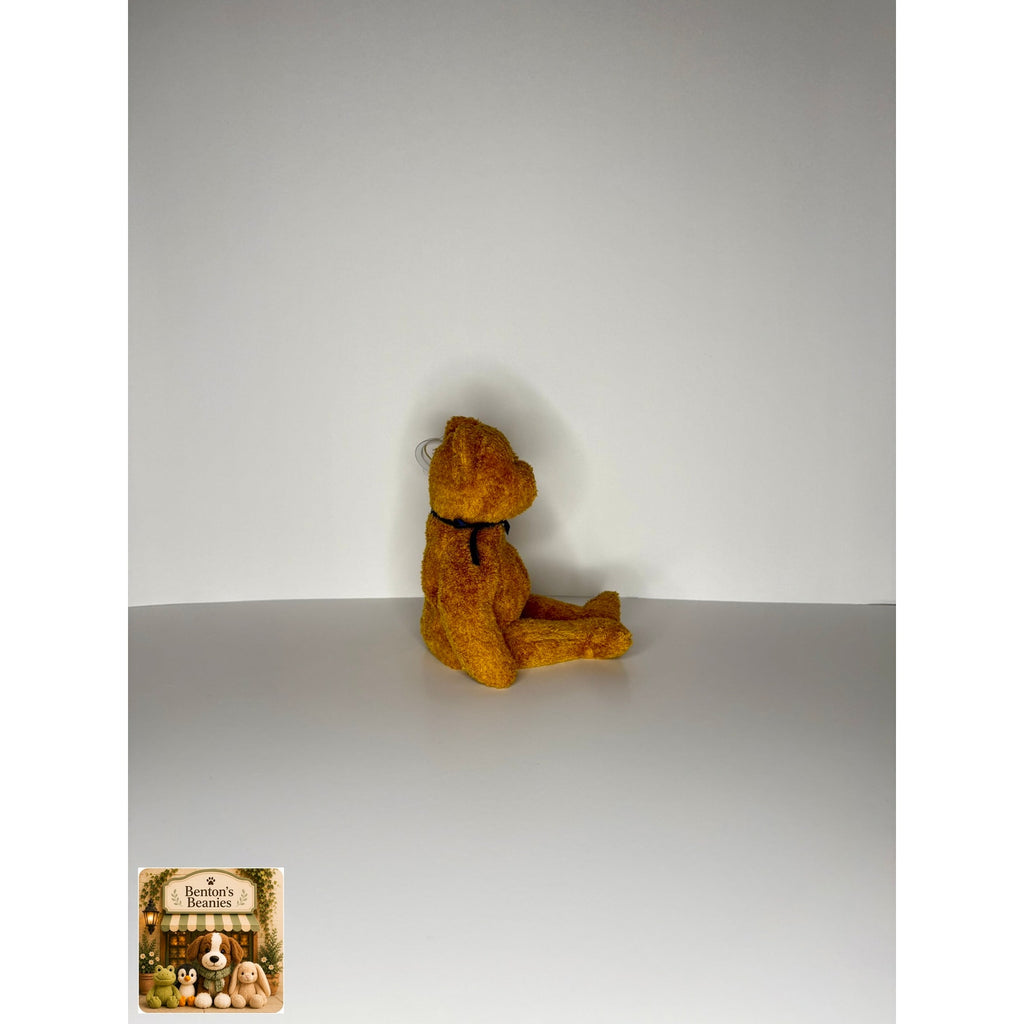 Fuzz the Bear TY Beanie Baby | Mint Heart & Tush Tag