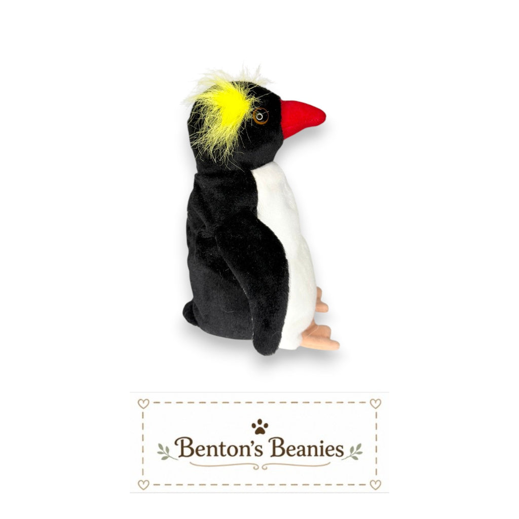 Frigid the Penguin TY Beanie Baby | Mint Heart & Tush Tag