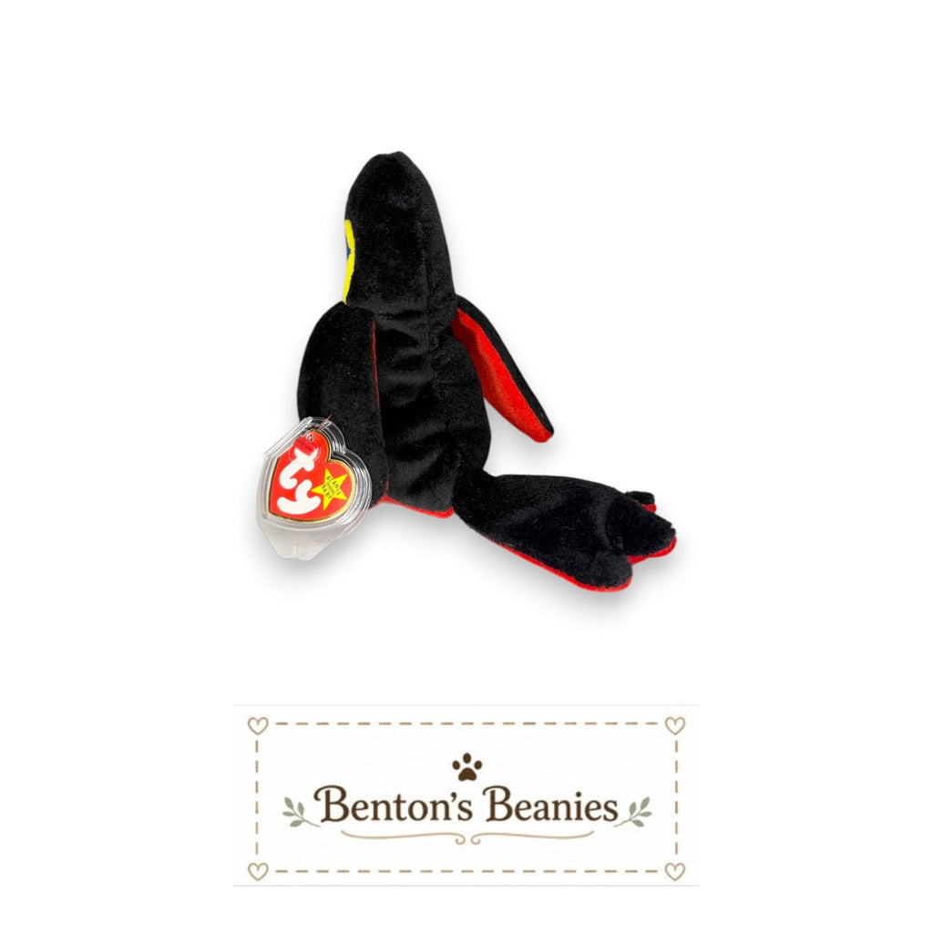 Kiwi the Toucan TY Beanie Baby | Mint Heart & Tush Tag