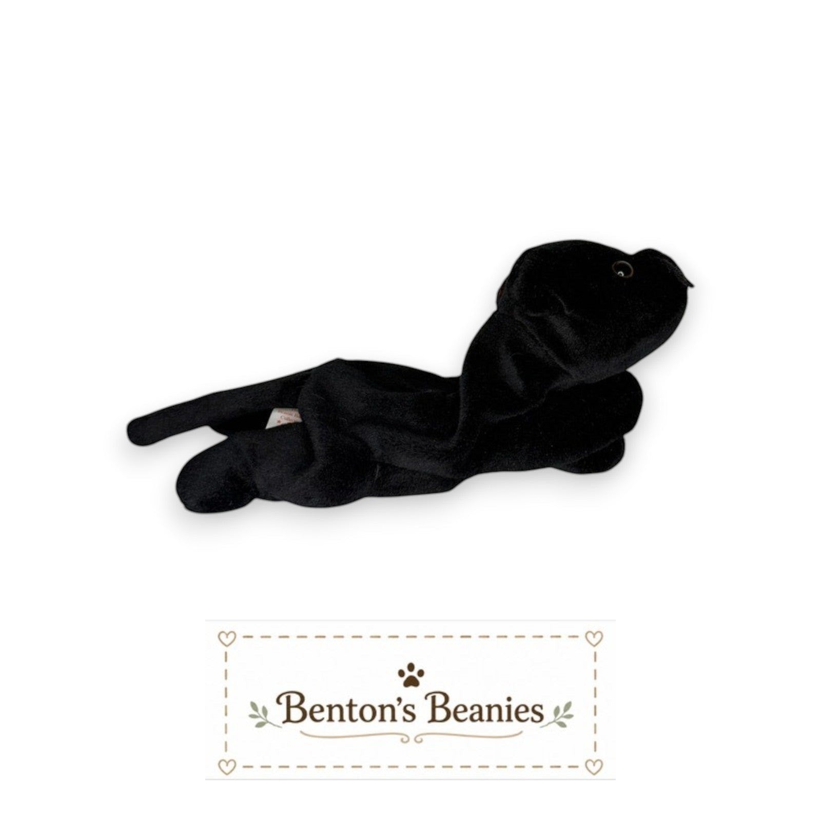 Velvet the Black Panther TY Beanie Baby | (Shiny) Mint Tags