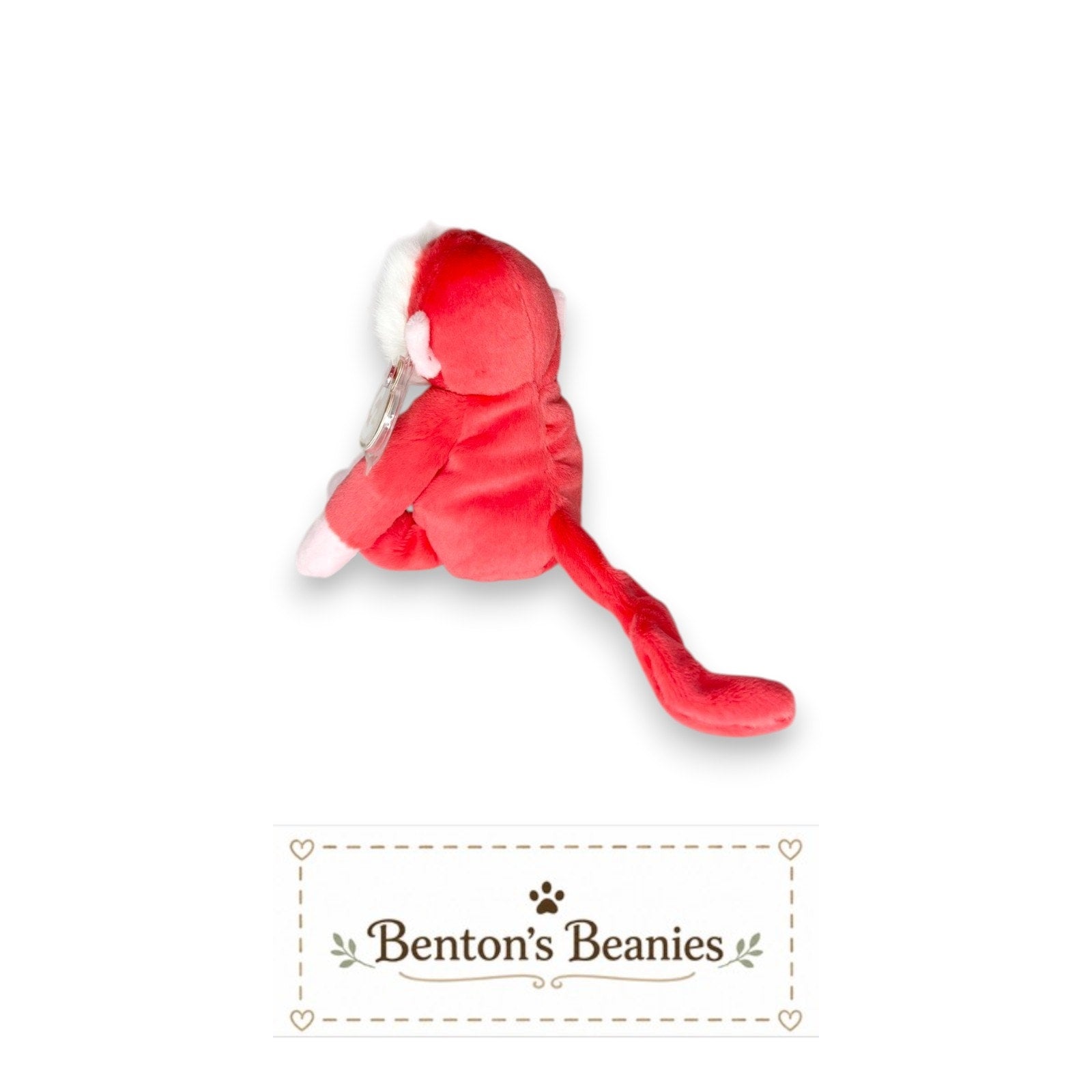 Foster the Monkey TY Beanie Baby | Mint Heart & Tush Tag