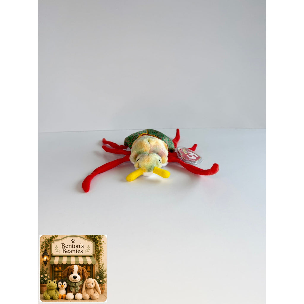 Scurry the Beetle TY Beanie Baby | Mint Heart & Tush Tag