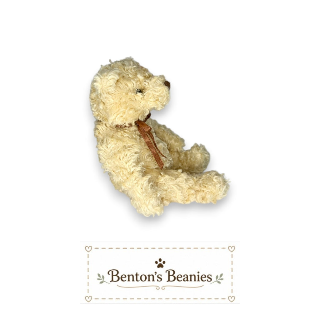 Herschel the Bear TY Beanie Baby | Mint Heart/Tush Tag