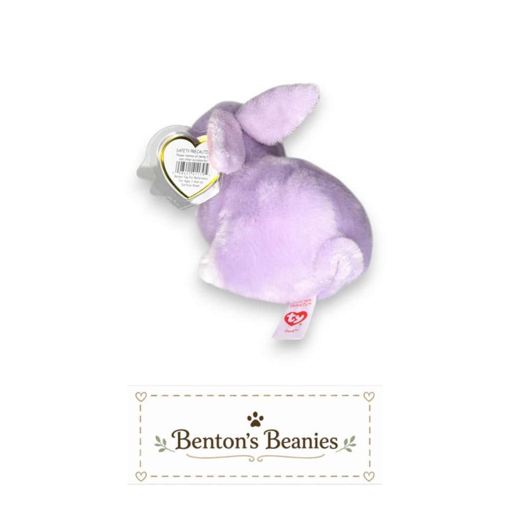 Dash the Rabbit TY Beanie Baby | Mint Heart & Tush Tag