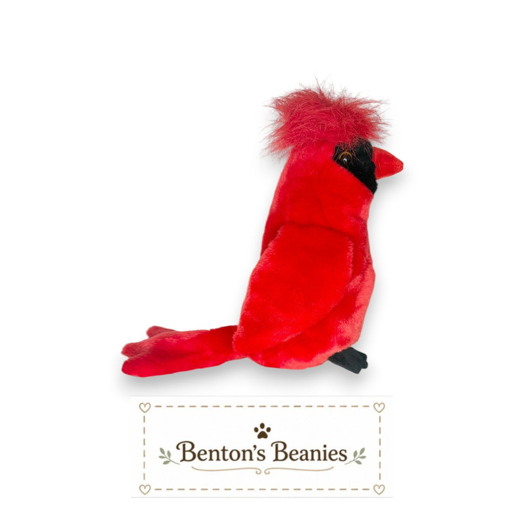 Mac the Cardinal TY Beanie Buddies | GOOD Heart & Tush Tag