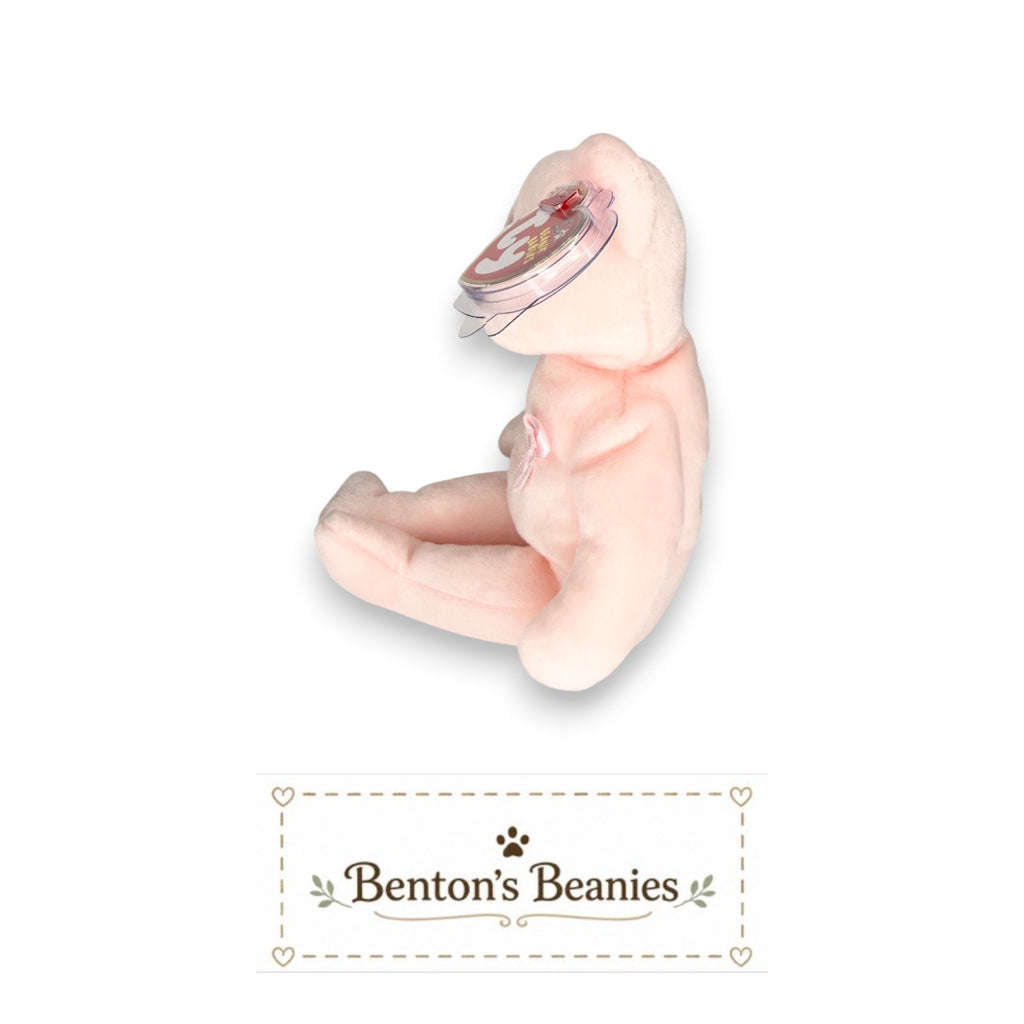 Cure the Bear TY Beanie Baby | Mint Heart & Tush Tag
