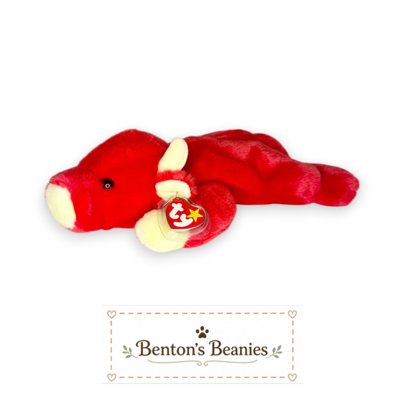 Snort the Bull TY Beanie Buddies | Mint Tags