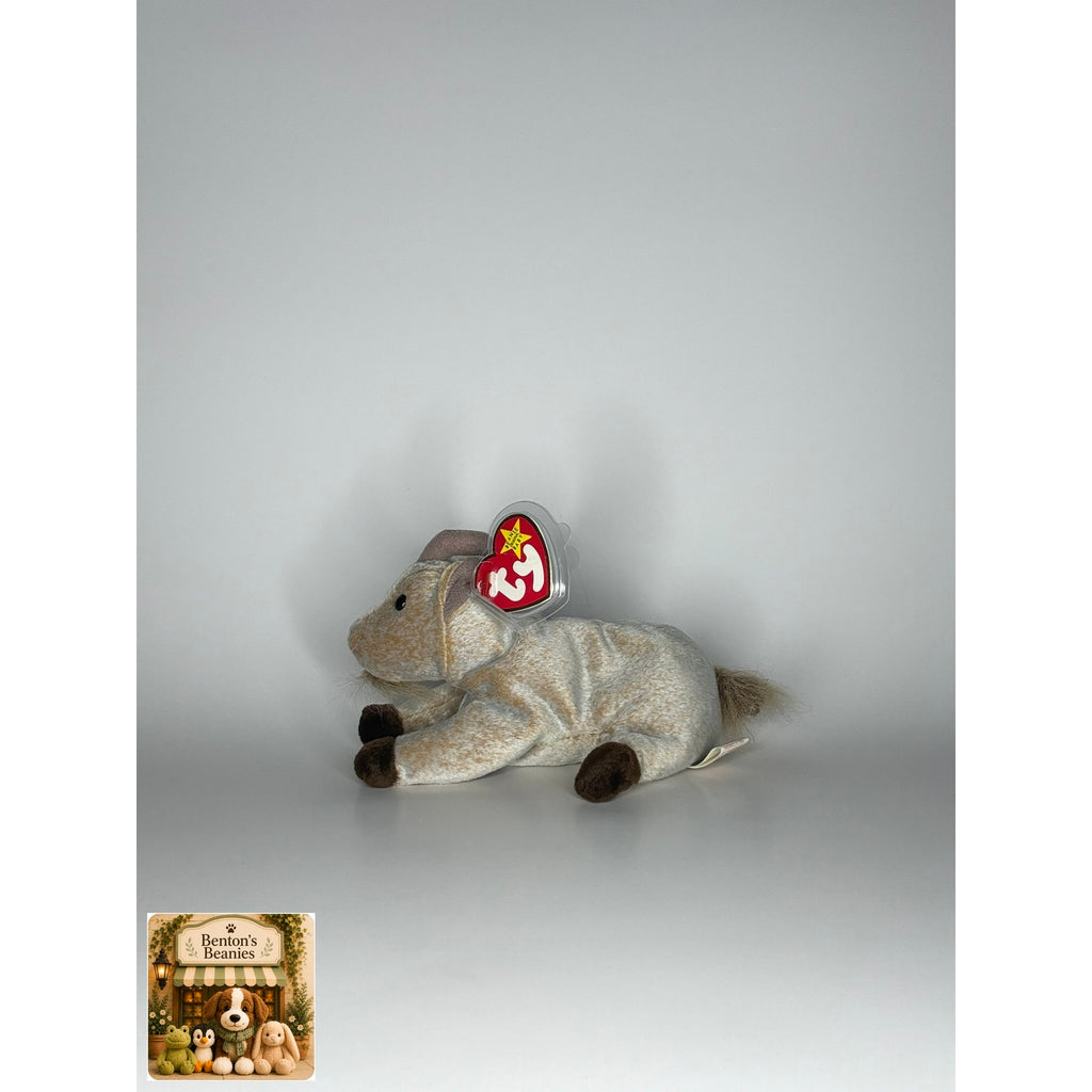 Goatee the Goat TY Beanie Baby | Mint Heart & Tush Tag