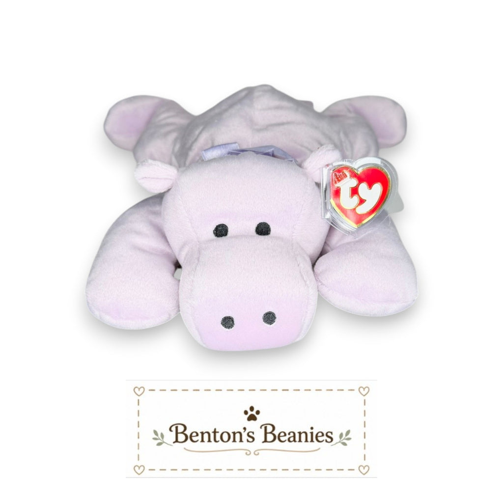 Tubby the Hippo TY Pillow Pal | Mint Heart & Tush Tag