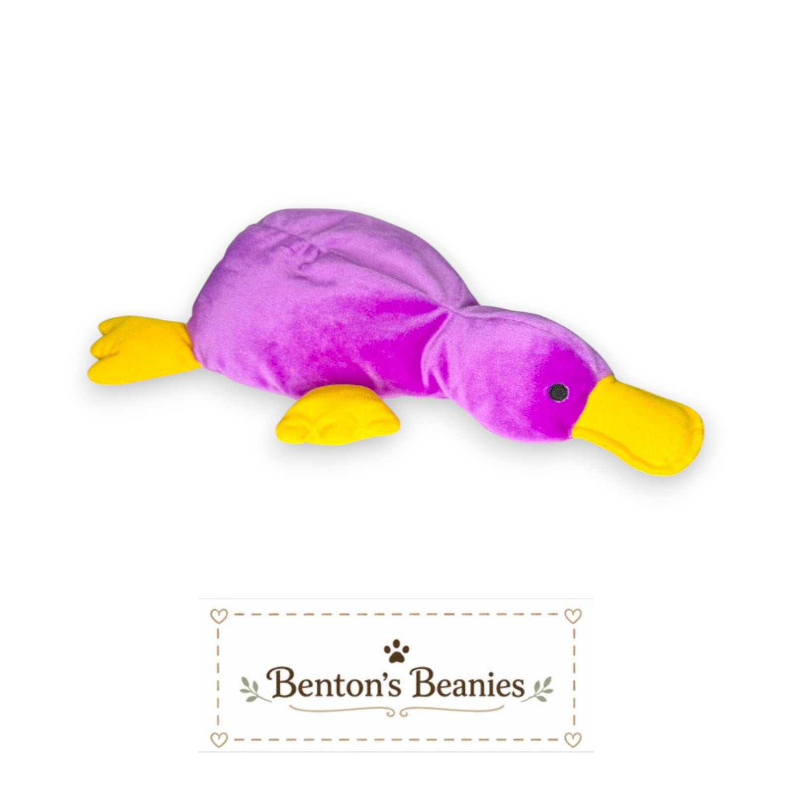 Paddles the Platypus TY Pillow Pal | Mint Heart & Tush Tag