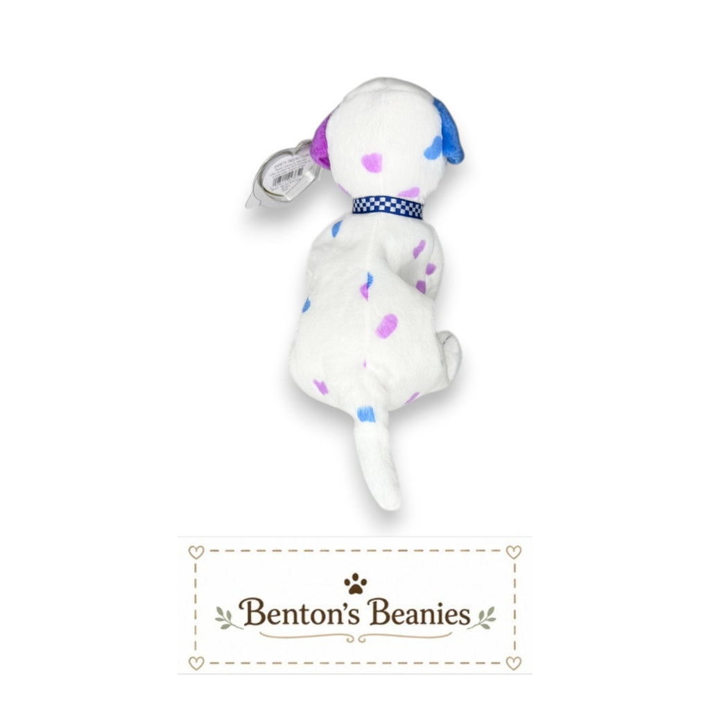 Dizzy the Pastel Dog TY Beanie Baby | Mint Heart & Tush Tag