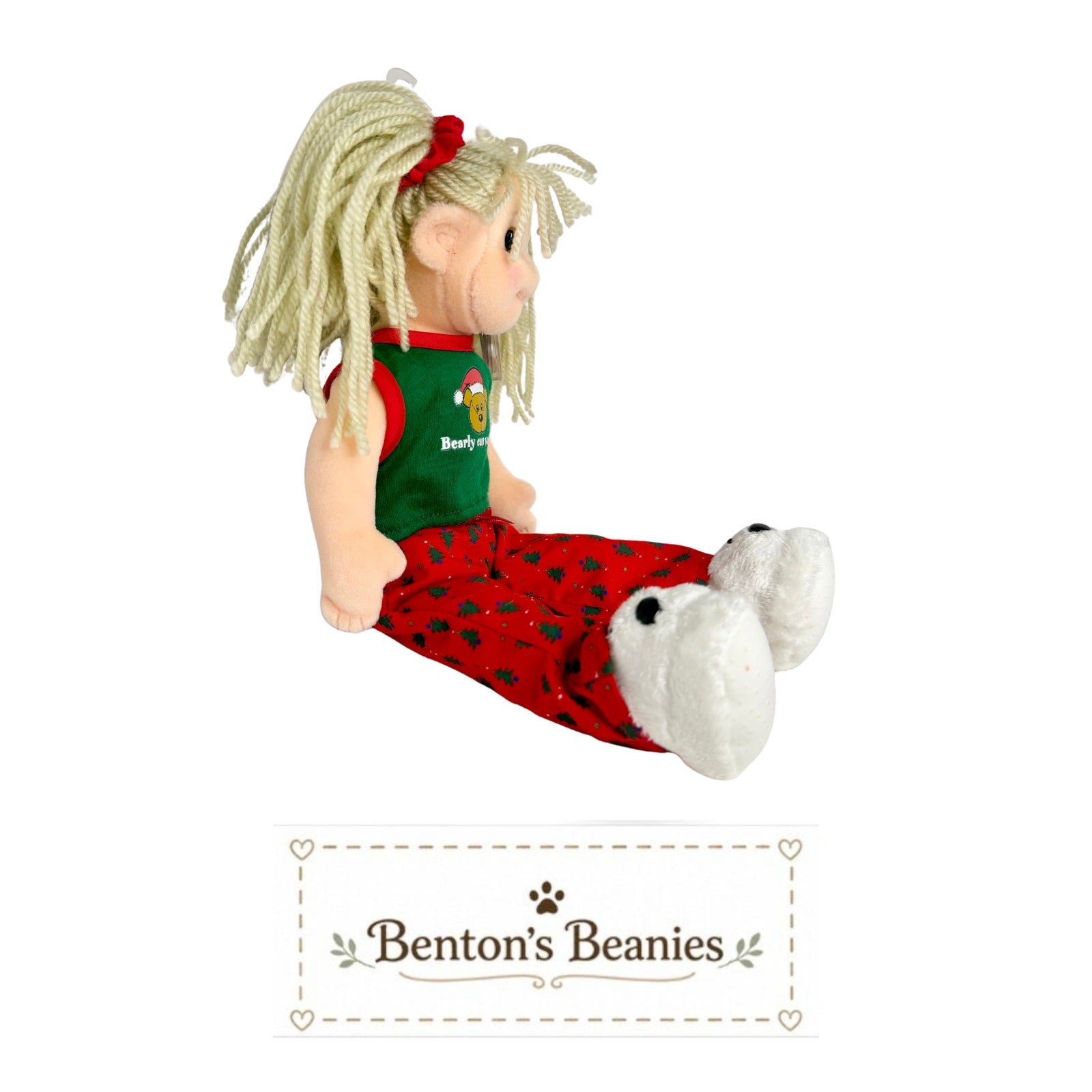 Jolly Janie TY Beanie Boppers | Mint Heart & Tush Tag