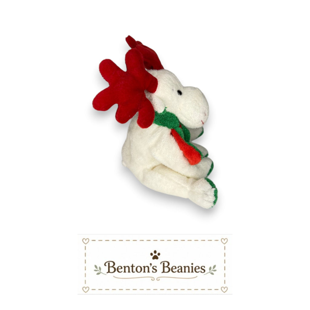 Moosletoe the Moose TY Beanie Baby | Mint Heart & Tush Tag
