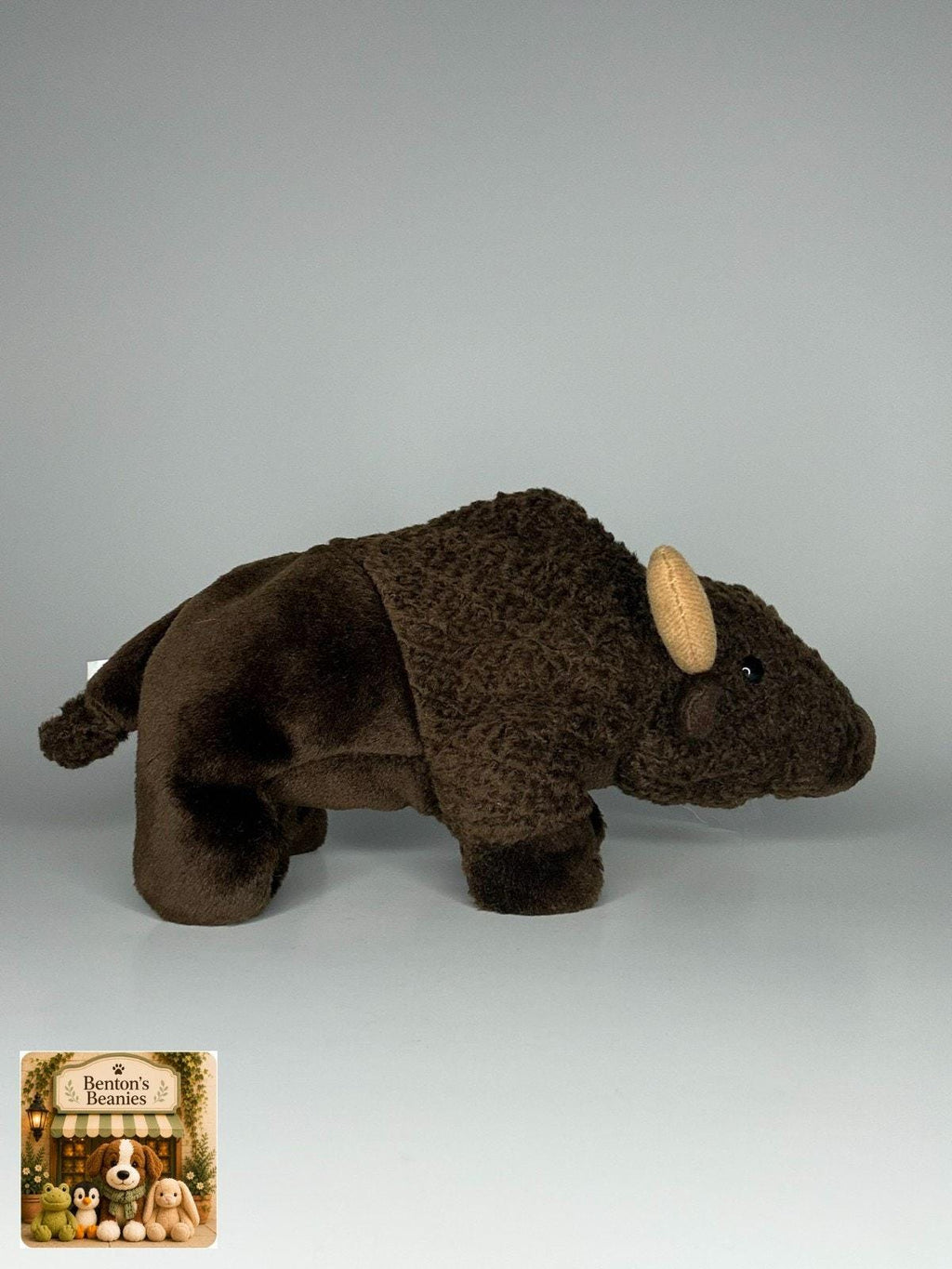 Roam the Buffalo TY Beanie Baby | Mint Heart & Tush Tag