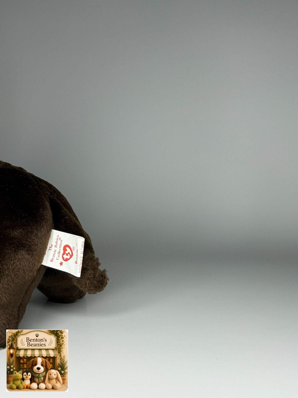Roam the Buffalo TY Beanie Baby | Mint Heart & Tush Tag