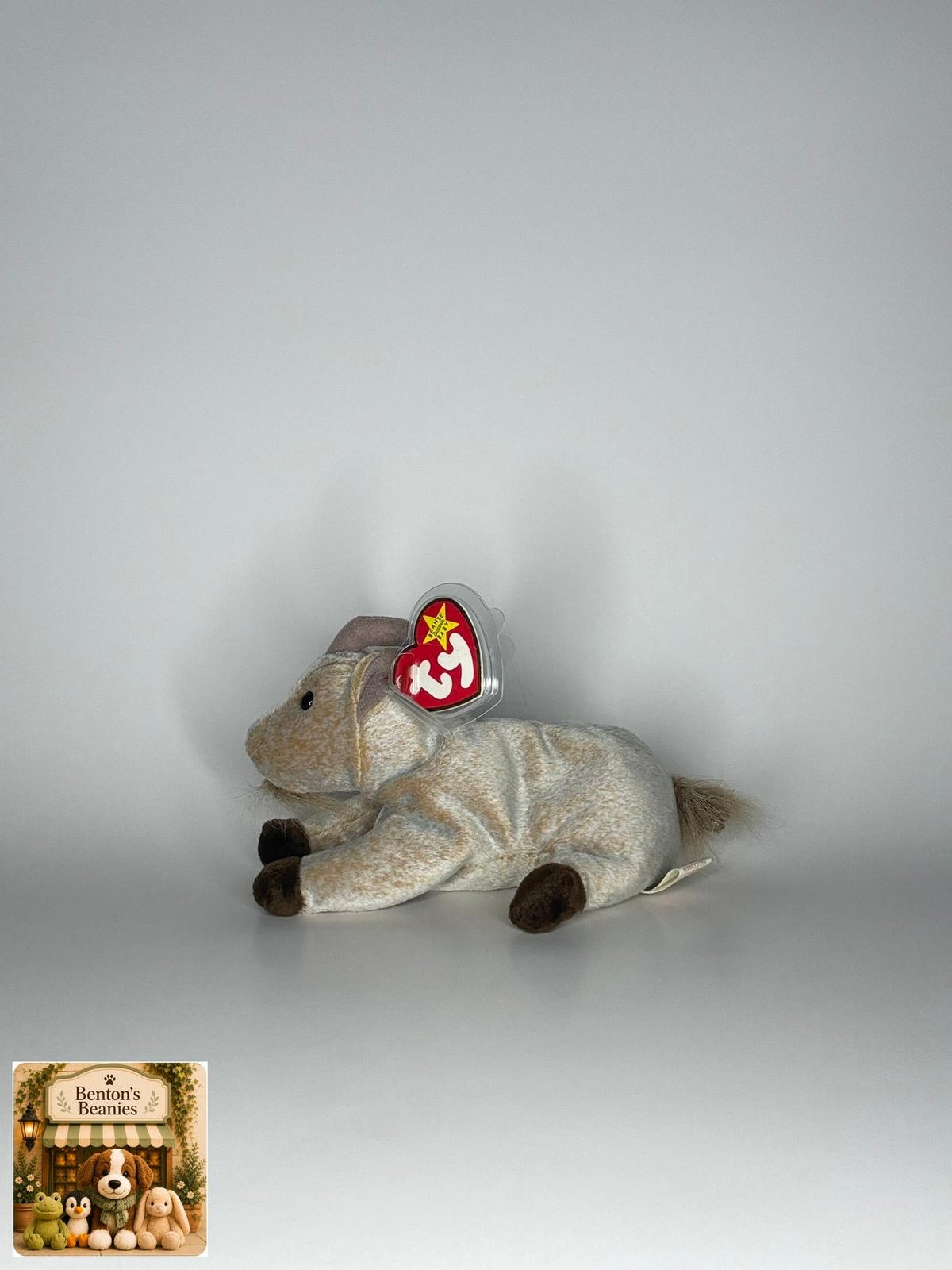 Goatee the Goat TY Beanie Baby | Mint Heart & Tush Tag