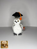 Wiser the Owl TY Beanie Baby | Mint Heart & Tush Tag