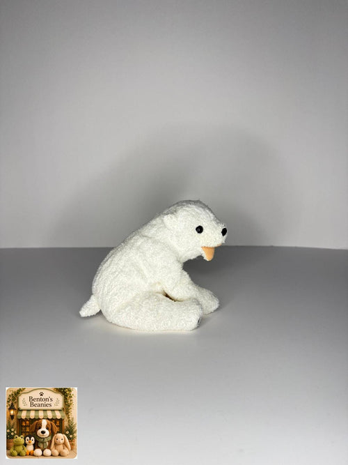 Aurora the Polar Bear TY Beanie Baby | Mint Heart & Tush Tag