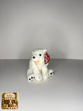 Aurora the Polar Bear TY Beanie Baby | Mint Heart & Tush Tag