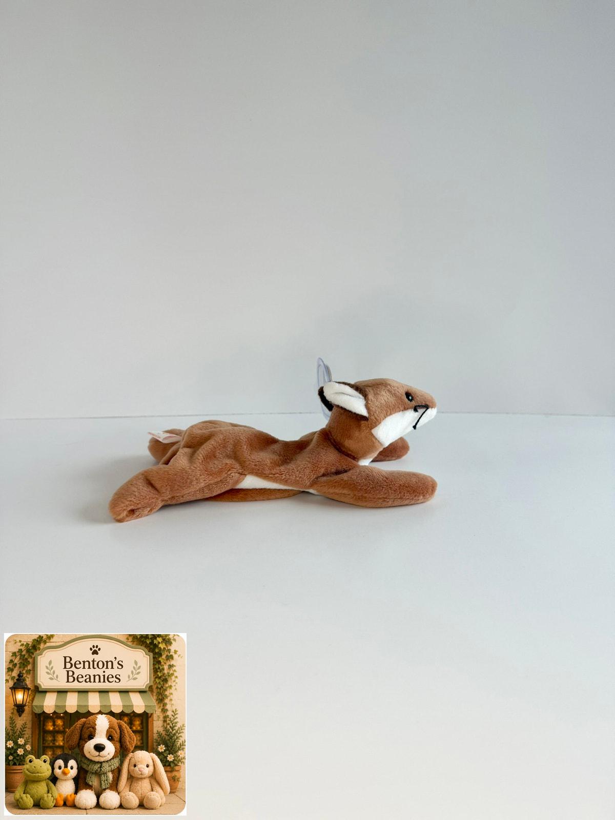 Sly the Fox TY Beanie Baby | Mint Heart & Tush Tag