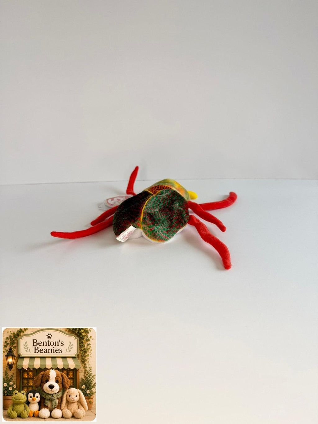 Scurry the Beetle TY Beanie Baby | Mint Heart & Tush Tag