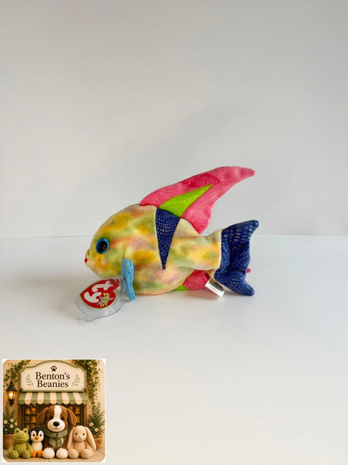 Aruba the Fish TY Beanie Baby | Mint Heart & Tush Tags