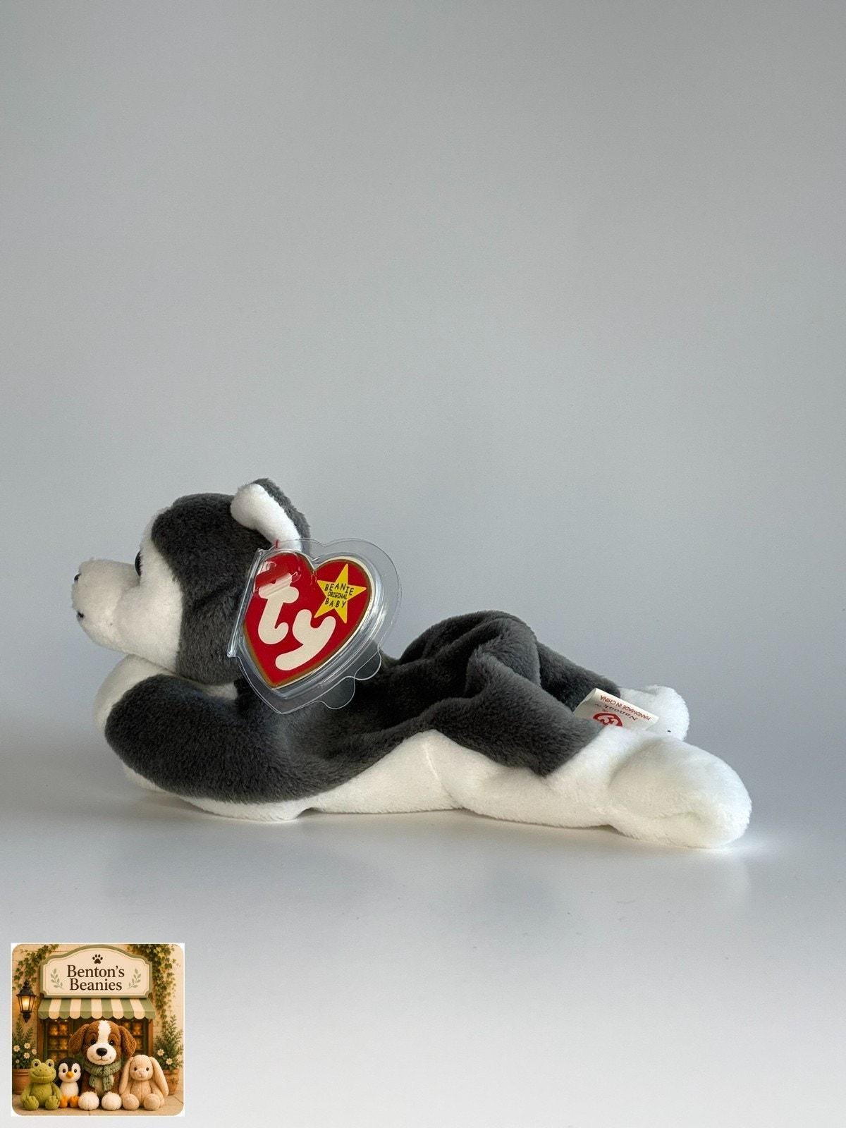 Nanook the Dog TY Beanie Baby | Mint Heart & Tush Tag