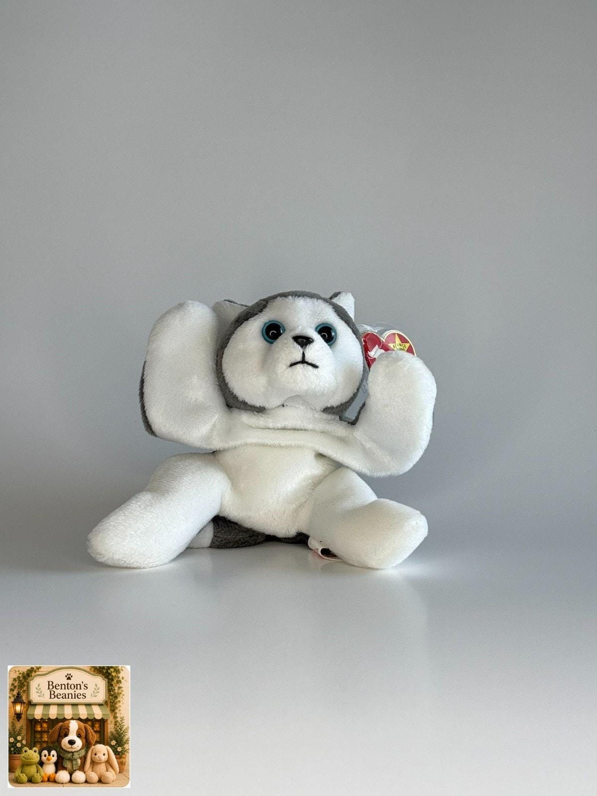 Nanook the Dog TY Beanie Baby | Mint Heart & Tush Tag