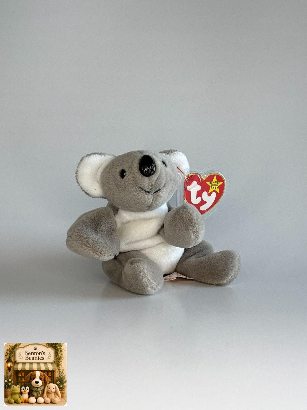 Mel the Koala TY Beanie Baby | Mint Heart & Tush Tag