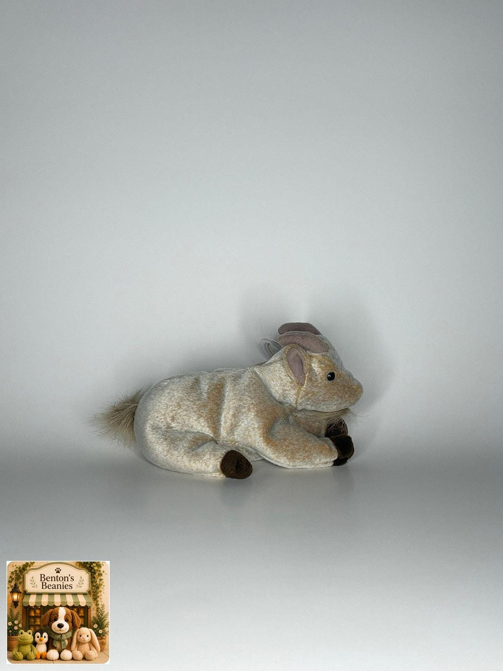 Goatee the Goat TY Beanie Baby | Mint Heart & Tush Tag