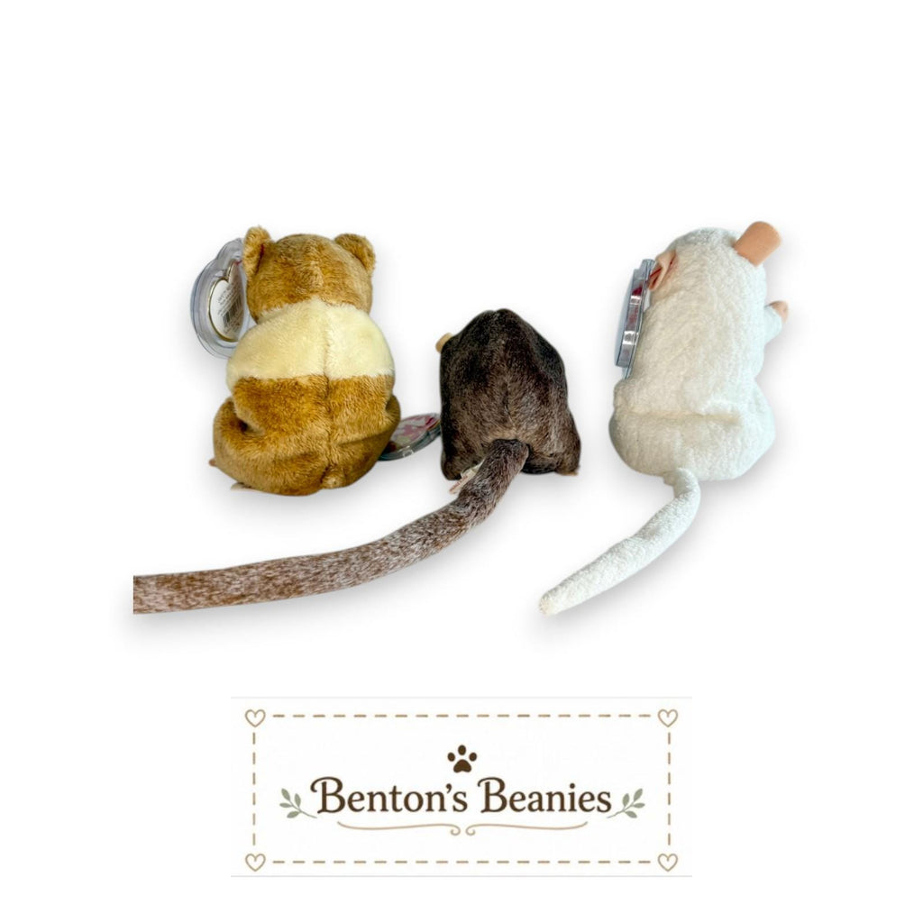 Pellet Tiptoe Cheezer Rodents Ty Beanie Babies Plush Collection