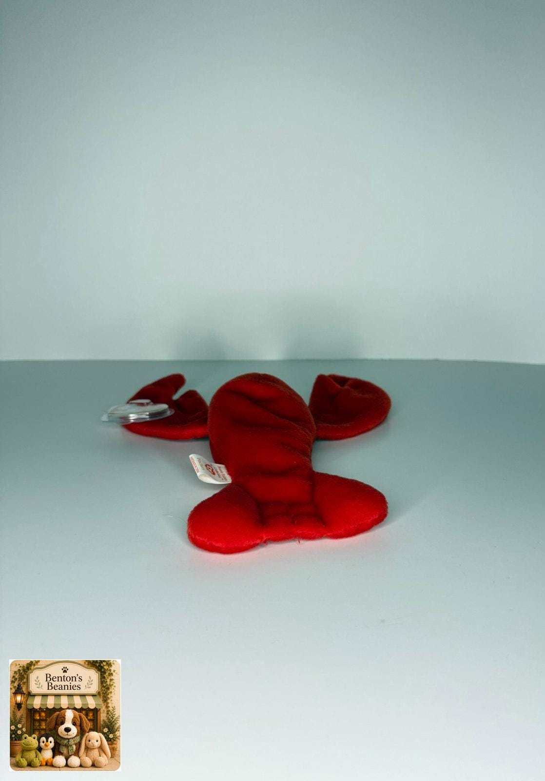 Pinchers the Lobster TY Beanie Baby | Mint Heart & Tush Tag