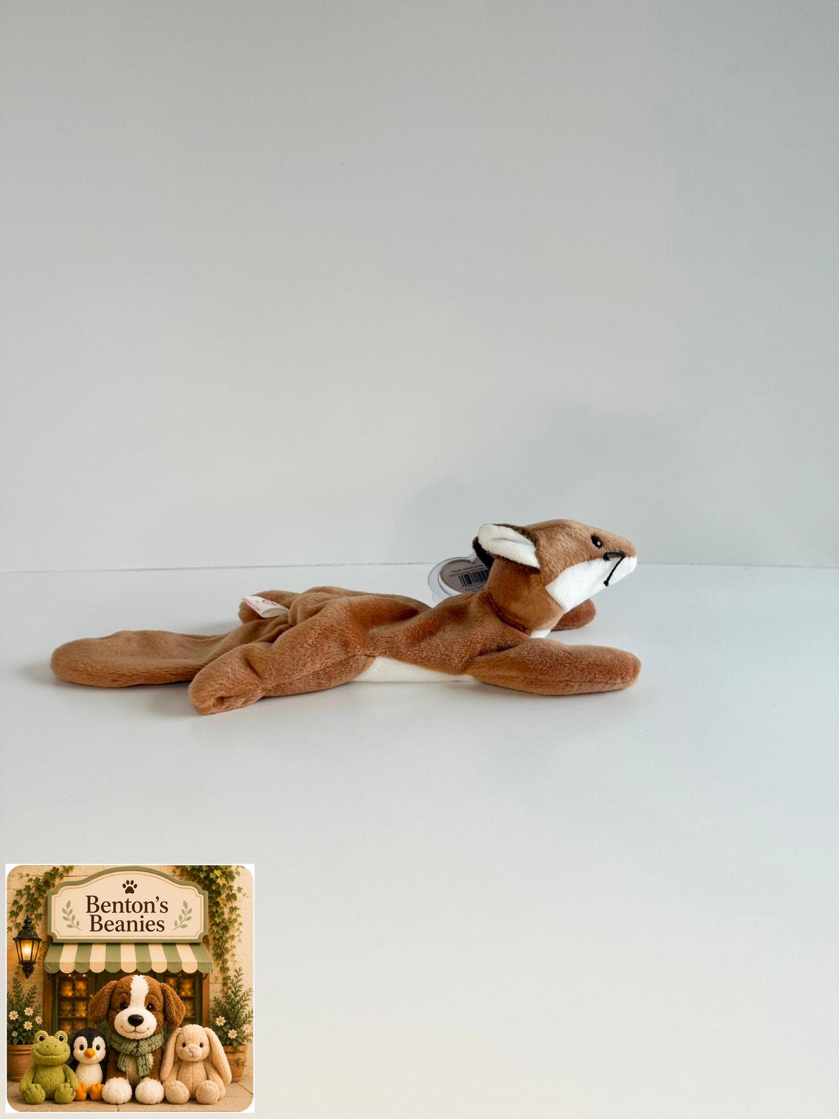 Sly the Fox TY Beanie Baby | Mint Heart & Tush Tag