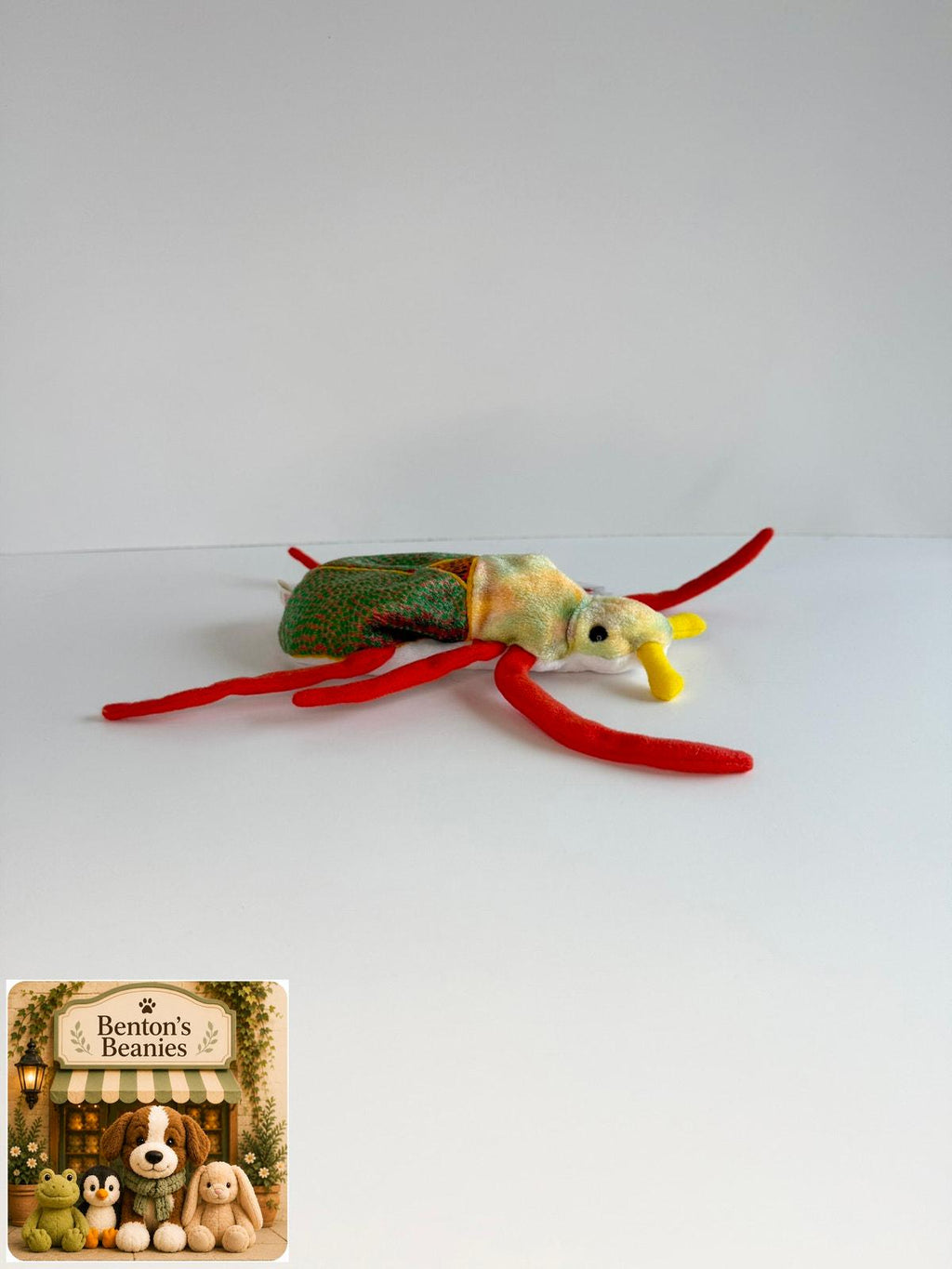 Scurry the Beetle TY Beanie Baby | Mint Heart & Tush Tag