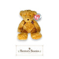 Huntley the Bear TY Beanie Baby | Mint Heart & Tush Tag