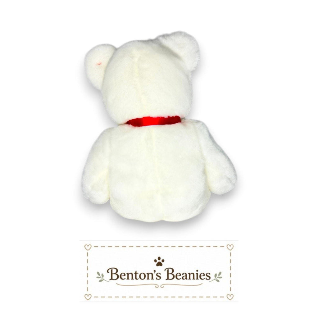 Libearty the Bear TY Beanie Buddies | Mint Heart & Tush Tag