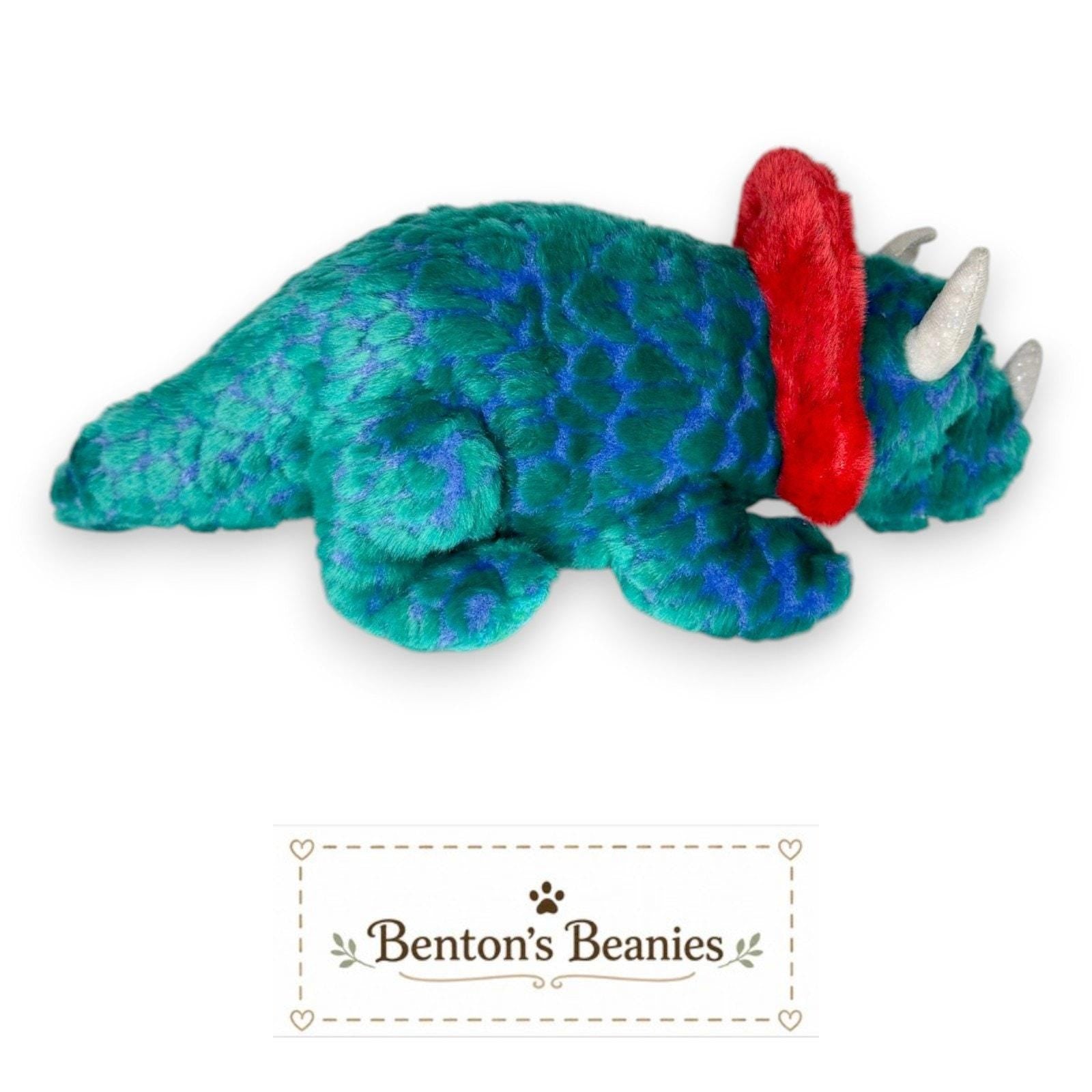 Hornsly the Triceratops TY Beanie Buddies | Mint Tags