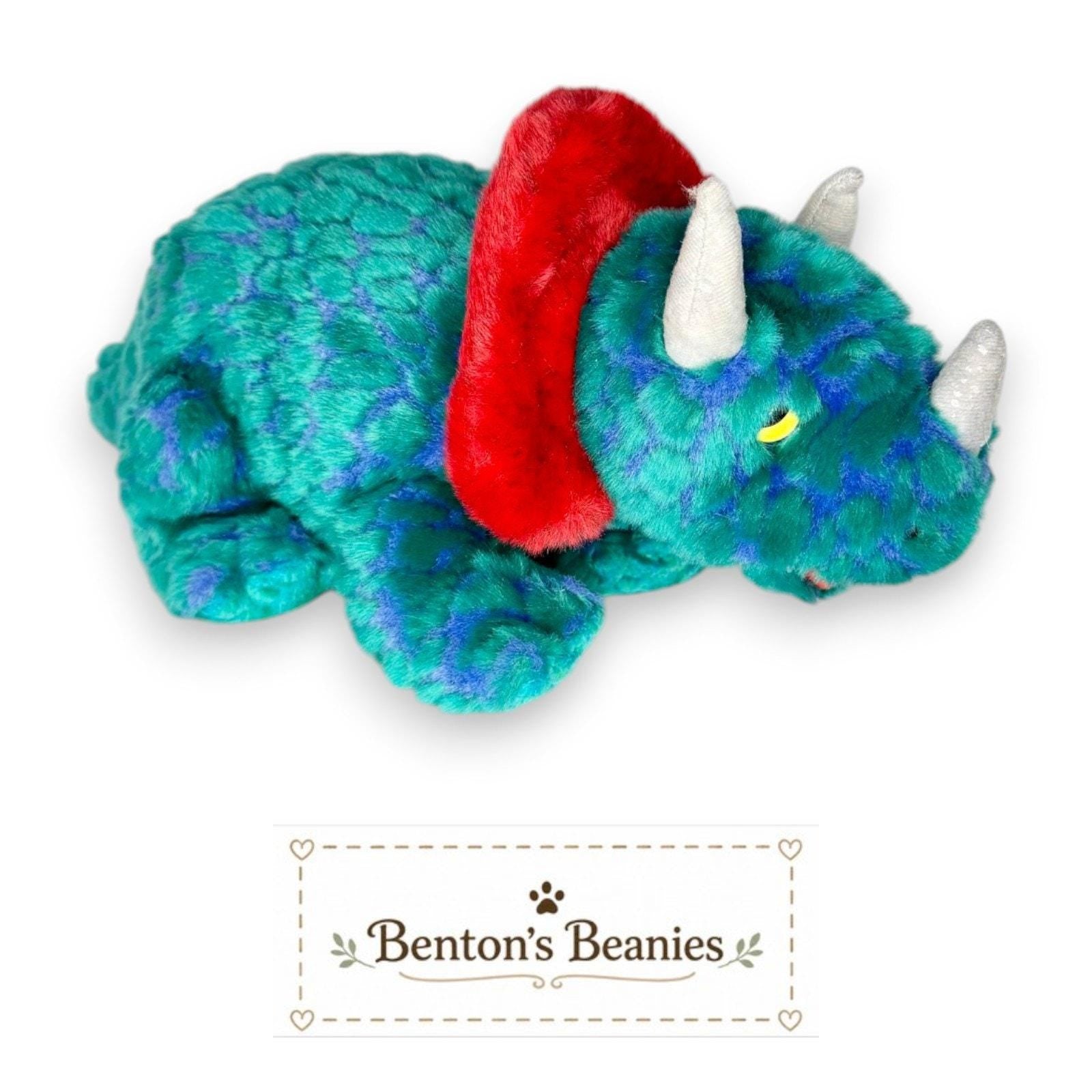 Hornsly the Triceratops TY Beanie Buddies | Mint Tags