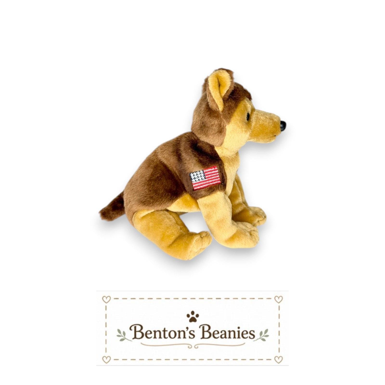 Courage - NYPD the Dog Beanie Baby | Mint Heart & Tush Tag
