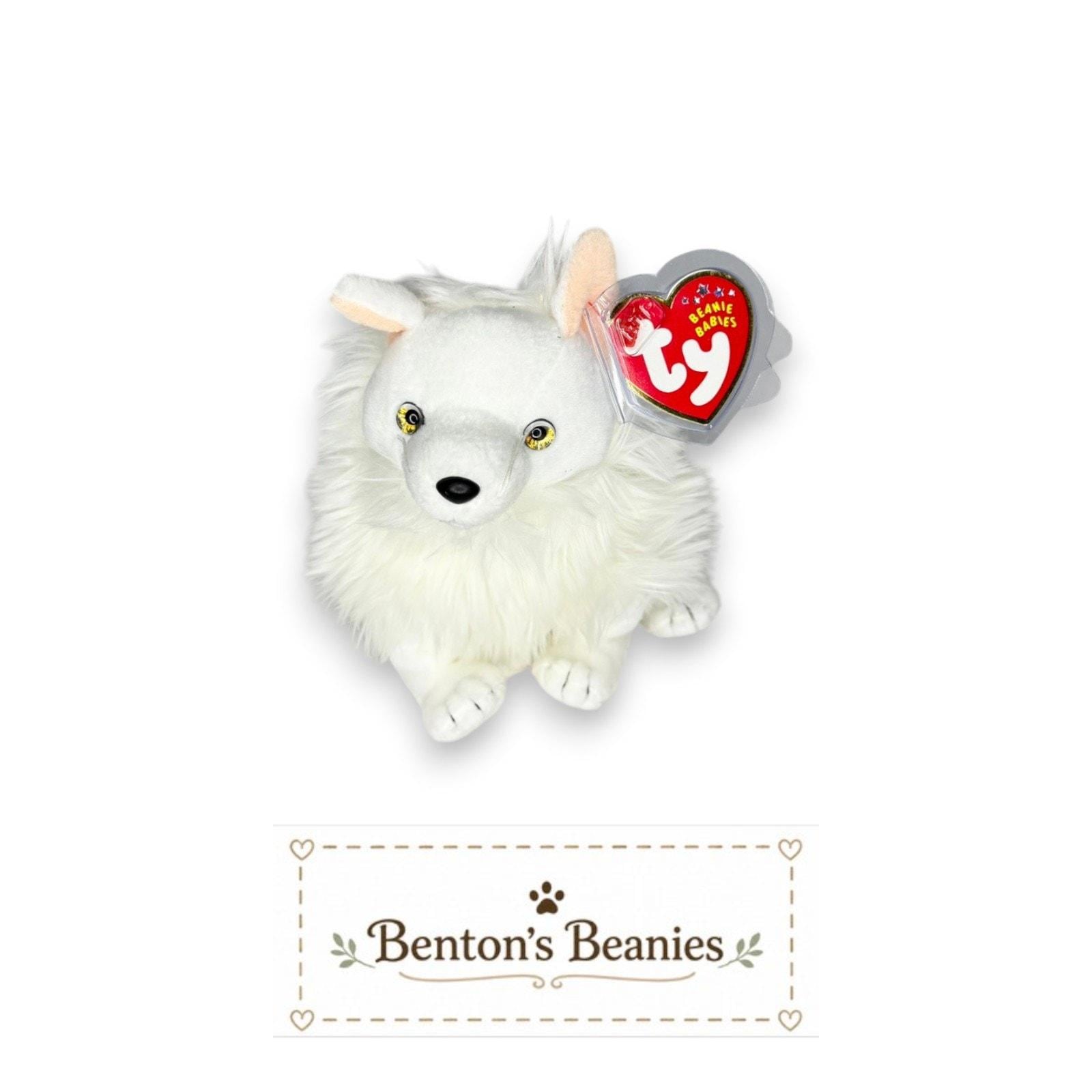 Snocap the Arctic Fox Ty Beanie Baby | Frosty Trailblazer | Mint Heart Tag