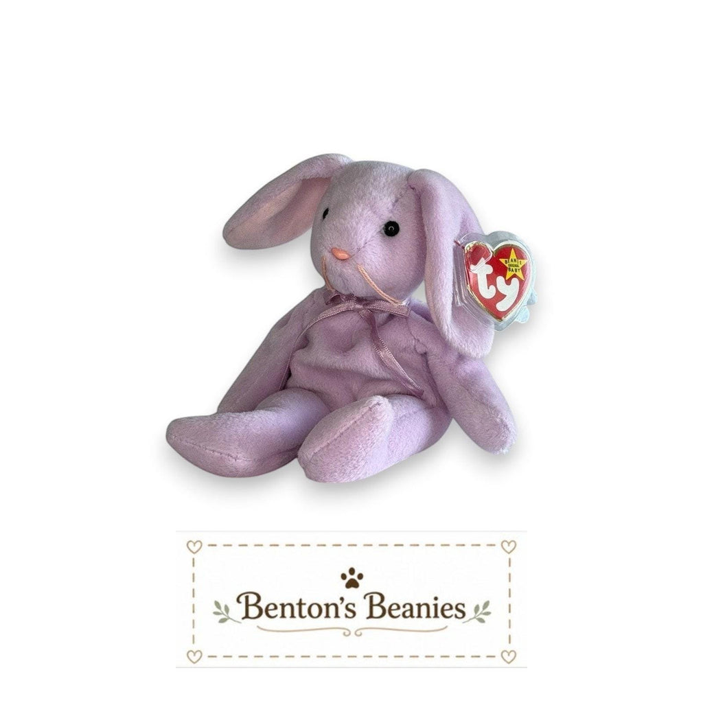 Floppity the Rabbit TY Beanie Baby | Mint Heart & Tush Tag