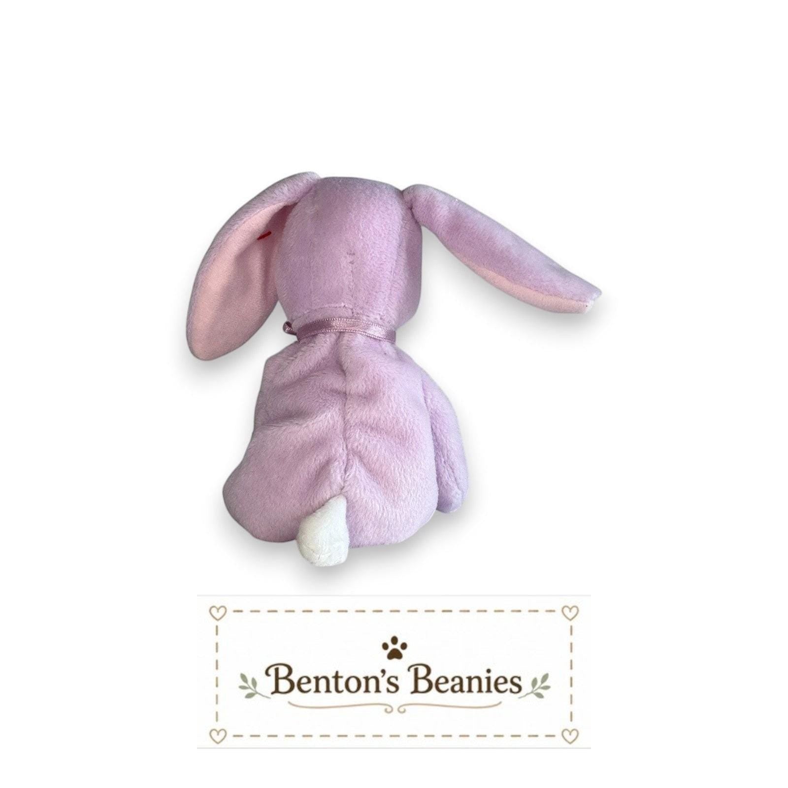 Floppity the Rabbit TY Beanie Baby | Mint Heart & Tush Tag