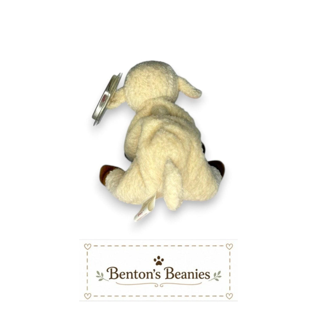 Ewey the Lamb TY Beanie Baby | Mint Heart/Tush Tag